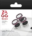 ZAGG InvisibleShield Premium Camera ružová trblietka / Ochrana šošoviek fotoaparátu / iPhone 17/16/15 Pro/Pro Max / 3 ks (200119629)