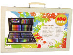 Mamido Umelecký set pre maľovanie: Drevený kufor s 180 prvkami