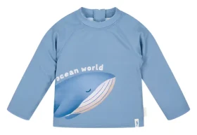 Little Dutch Ocean Blue veľ. 62/68 / Plavecké tričko / dlhý rukáv / UPF 40+ / recyklovaný nylon (CL26030301LD)