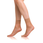 Dámske hodvábne ponožky DIE PASST 20 DEN SOCKS 2 PACK - BELLINDA UNI černá