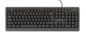 Trust Primo (CZ) čierna / drôtová klávesnica / CZamp;SK layout / USB-A (24150-T)