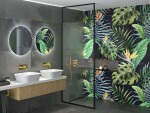 BESCO - Walk-in sprchovací kút ICON - Farba rámu zásteny - Hliník čierny, Rozmer A - 110, Rozmer C - 200, Smer zatváranie - Univerzálny Ľavé / Pravé, Výplň - Číre bezpečnostné sklo - 8 mm BCICON11BC