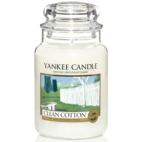 Yankee Candle Clean Cotton veľký pohár 623g / doba horenia: až 150 h (5038580000108)