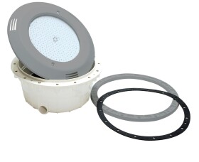 Vagnerpool Podvodný svetlomet VA LED biela, PF, 12 V; 21 W, svetlo šedá farba, pre fóliové bazény