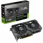 Asus Dual GeForce RTX 4070 SUPER EVO 12GB / 1980 - 2505 MHz / 12GB GDDR6x / 192-bit / 1x HDMI + 3x DP / (16) (90YV0KC1-M0NA00)