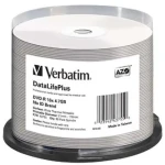 Verbatim DVD R DataLifePlus Wide Thermal / Optické médium / 4,7 GB / 16x / no-ID / 50 pack Spindle (43755)