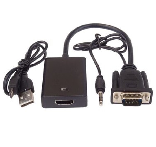 PremiumCord prevodník VGA+YUV na HDMI (khcon-49)