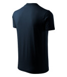 Tričko s výstrihom do V unisex námornícka modrá 3XL