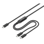 Manhattan 355810 čierna / Kábel / USB-C - USB-C / 100 W PD / 2 m (355810)