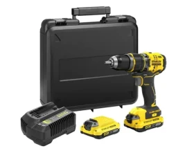 Stanley SFMCD721D2K / Aku vŕtačka s príklepom / 18V / 2.100 ot-min / 80 Nm / 2x 2.0Ah (SFMCD721D2K)
