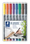 Staedtler Lumocolor permanent F / Popisovač / sada 8 ks / 8 farieb / stopa 0,6 mm (318 WP8)
