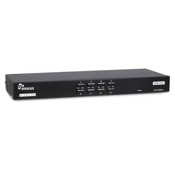 Inter-tech AS-9108HA / KVM prepínač / 8 portov / HDMI / USB / Rack 19 "/ 4K Ultra HD (88887300)