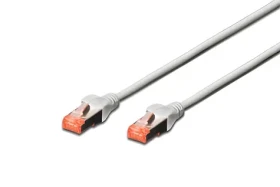 Digitus CAT 6 šedá / Patch kábel / S/FTP / AWG 27/7 / 0,5 m (DK-1644-005)