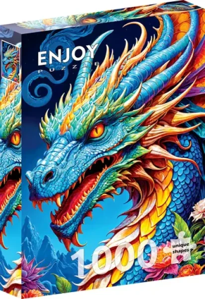 ENJOY Puzzle Modrý drak