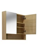 Zrkadlová skrinka Naturel Lucca 80x75 cm lamino dub LUCCA80CABD LUCCA80CABD