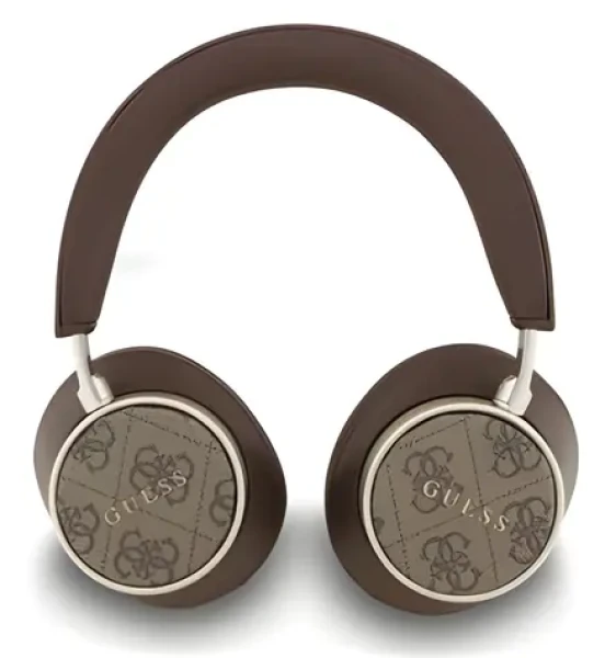Guess PU Leather 4G Classic Logo hnedá / Bezdrôtové slúchadlá / do uší / ENC / PU koža (57983126944)