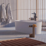 OMNIRES - OVO PZ+ voľne stojaca vaňa, 160 x 75 cm biela mat /BM/ OVOWWBM