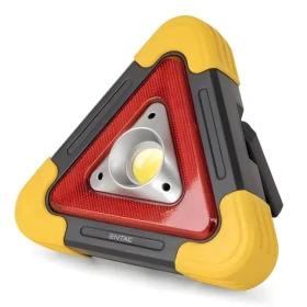 ENTAC Výstražné svetlo Solar / Svietidlo / IP44 / 300 lm / powerbanka (EWL-ELS-SOL-R)