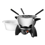 Elektrické fondue, sada Unold 48615, 500 W, čierna, strieborná; 48615