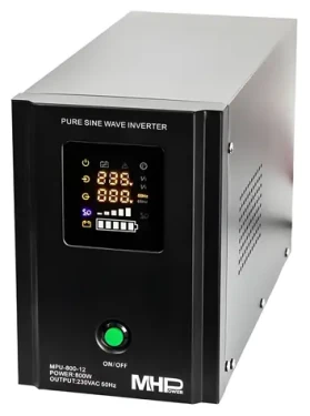 MHPower MPU-800-12 / Napäťový menič / UPS / 800W / čistý sínus / 12V (MPU-800-12)