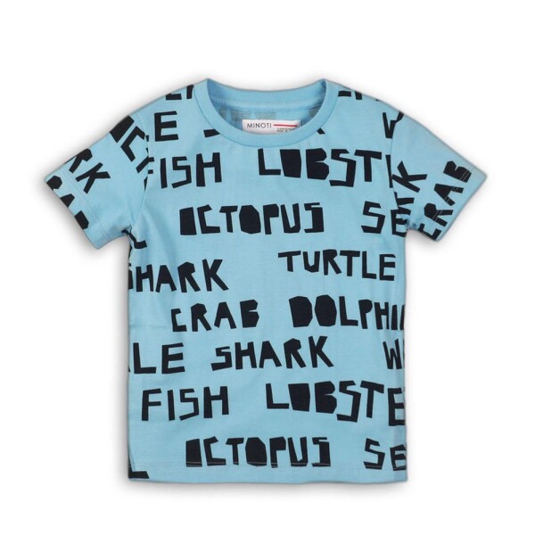 Chlapčenské tričko s krátkym rukávom, Minoti, TB TSHIRT 1, modrá - 68/80 | 6-12m