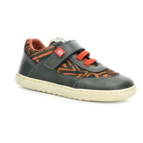 LANG.S by Tikki shoes Rock vegán Grey Orange celoročné nízke barefoot topánky 25 EUR