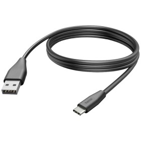 Hama Nabíjací kábel USB USB 2.0 USB-A zástrčka, USB-C ® zástrčka 3.00 m čierna 00201597; 00201597