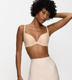 BODY MAKE-UP ESSENTIALS - Push-up podprsenka - diskrétne zväčšenie dekoltu Triumph NUDE BEIGE 75A