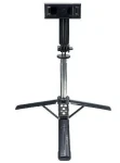 Forever SST-100 čierna / Selfie tyč / Statív / Bluetooth ovládač / Nastaviteľná dĺžka 19-75 cm / Hmotnosť 150 g (GSM182155)