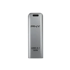 PNY Elite Steel 32GB / Flash disk / USB 3.1 Gen1 / čítanie 20 MB/s / zápis 80 MB/s (FD32GESTEEL31G-EF)