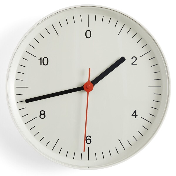 HAY Nástenné hodiny White Ø 26,5 cm