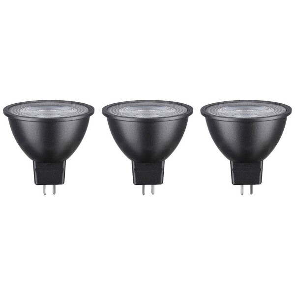 Paulmann 28912 LED En.trieda 2021 G (A - G) GU5.3 klasická žiarovka 6 W teplá biela (Ø x v) 50 mm x 48 mm 3 ks; 28912