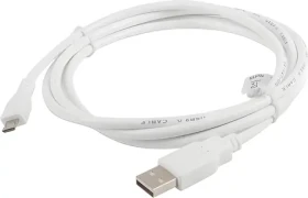 Lanberg CA-USBM-10CC-0018-W biela / Kábel Micro USB / USB-A na Micro USB / 1.8 m (CA-USBM-10CC-0018-W)