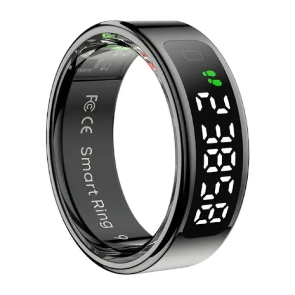 Colmi R12 veľ. 12 čierna / Šikovný prsteň / BT 5.0 / 1ATM (R12 Black 12)
