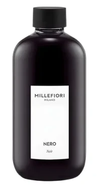 Millefiori Milano NERO / Náplň do difuzéra / 250 ml / Drevitá a korenená vôňa (77REMNR)