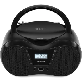 Sencor SPT 2300 BK čierna / rádio / FM / Bluetooth / CD / USB / AUX (8590669369522)