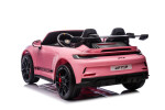 Mamido Mamido Elektrické autíčko Porsche 911 GT3 XXL + MP4 | 24V14Ah | 4x200W | Pre 2 deti | ružové