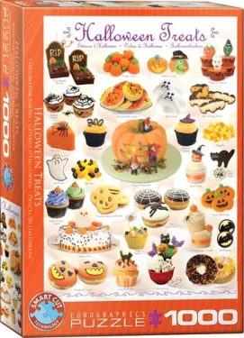 EUROGRAPHICS Puzzle Halloweenské sladkosti