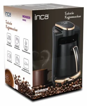 INCA TURBO Wonder Touch-Control čierna / Kávovar / dotykové ovládanie (IKM-011)