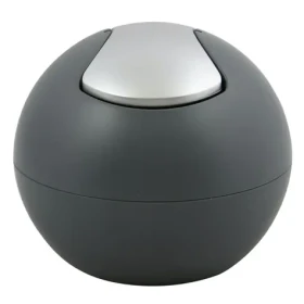 Spirella BOWL MATT mini výklopný odpadkový kôš 1 L matný tmavo šedý / plast (7610583203755)