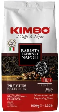 Kimbo Espresso Napoletano 1kg / Zrnková káva / 80% Arabica 20% Robusta (8002200101688)