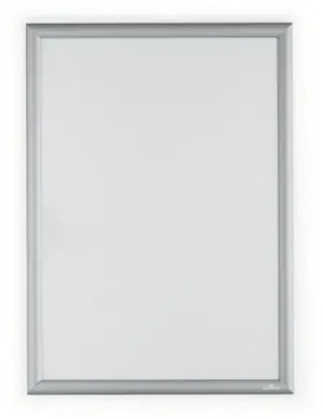 Durable Klapací rám hliníkový A2 strieborný / Klapací rám / Nástenný / 450 × 625 mm (500823)