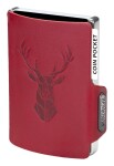 Kožená mini peňaženka Mondraghi Silhouette Modern Deer Red