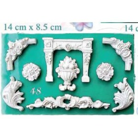 Siliconová forma ornamenty - Galias Moulds - Galias Moulds