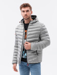 Pánska bunda Ombre Jacket C368-1 Grey