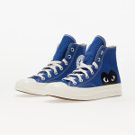 Tenisky Converse x Comme des Garçons PLAY Chuck 70 Hi Blue/ Black/ Egret EUR 41.5