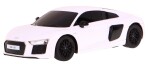 RASTAR Auto na diaľkové ovládanie R / C Audi R8 Rastar 1:24 biele