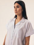 Henderson Dámske tričko 42781 Nanda s rozopínaním S-XL bledě modrá M