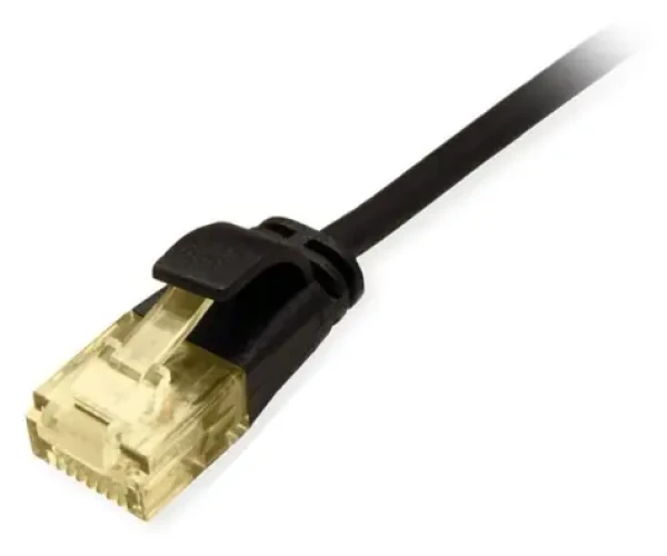 Equip SlimFlex čierna / Patch kábel / Cat6a / U/UTP / 1,5 m / LSZH (626904)