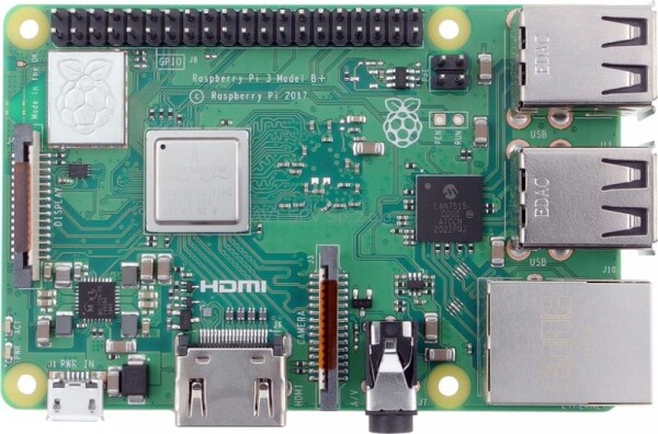 Raspberry Pi 3 model B+ CPU 1.4GHz RAM 1GB